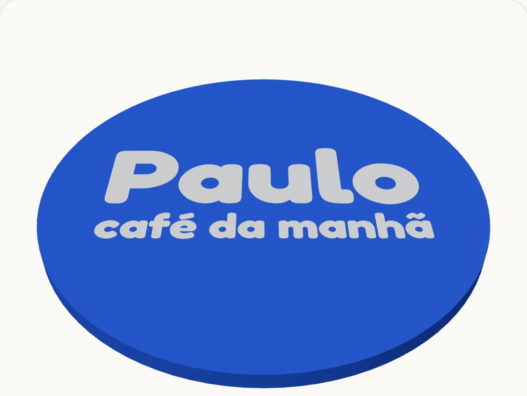Porta-copos com nome — foto 1