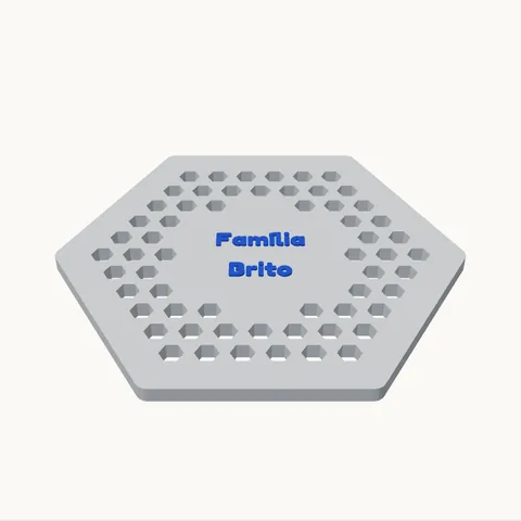 Descanso de panela com nome