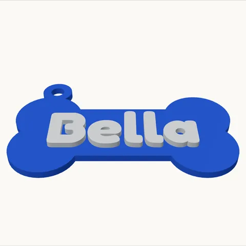 Tag de pet com nome