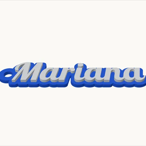 Chaveiro com nome cursivo