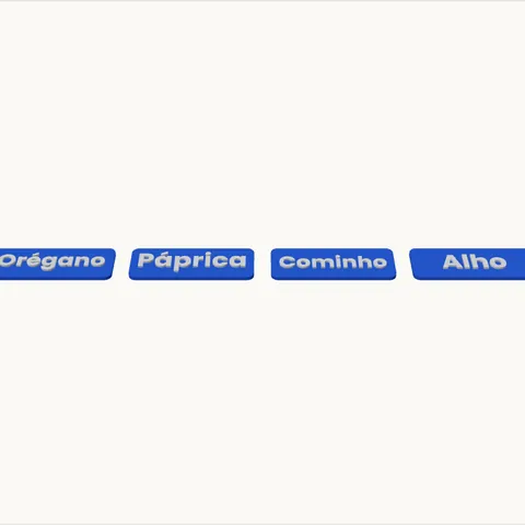Etiquetas de tempero