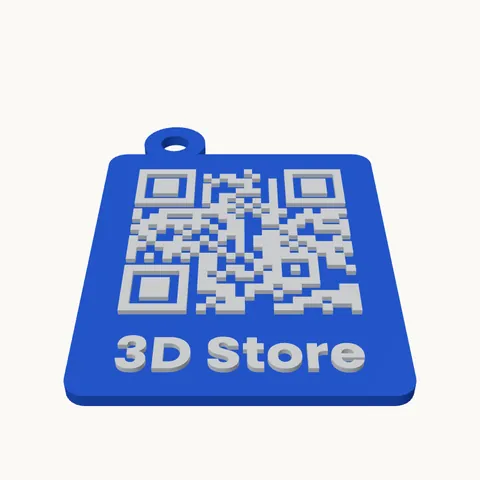 Chaveiro com QR code