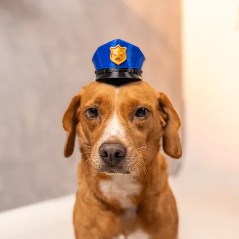 Inspetor Farejador - Fantasia para Cachorro